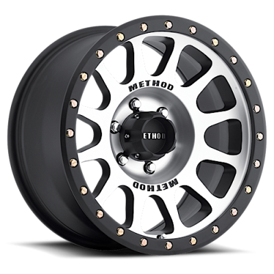Aluminum Wheels 18x9 NV MR305 Bolt Pattern 6 On 135 Offset 18 Lip Size 1.38 Black BM Machined Face-Black Street Loc Method