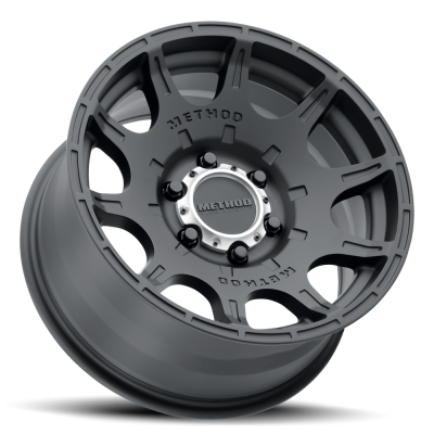 Aluminum Wheels 17x8.5 Roost MR308 Bolt Pattern 6 On 135 Offset 0 Matte Black MB Method