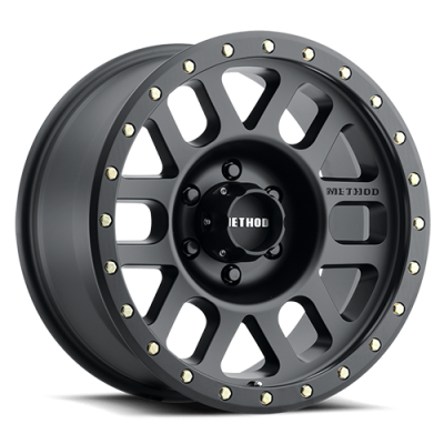 Aluminum Wheels 18x9 Grid MR309 Bolt Pattern 6 On 135 Offset 18 Lip Size 1.65 Titanium GY Black Street Loc Method