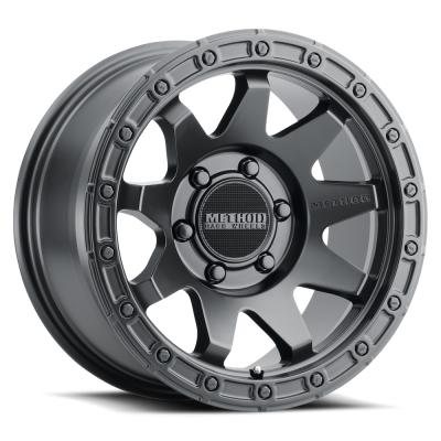 Aluminum Wheels 17x8.5 MR317 Bolt Pattern 6 On 135 Offset 0 Lip Size 0.83 Matte Black MB Method