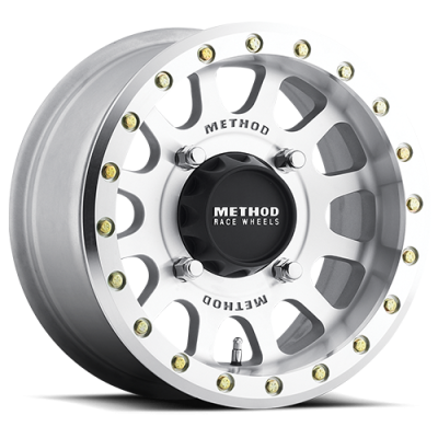 Aluminum Wheels 14x7 MR401 Beadlock UTV Bolt Pattern 4 On 156 Offset 13 Lip Size 1.97 Machined Raw Machined SL Method