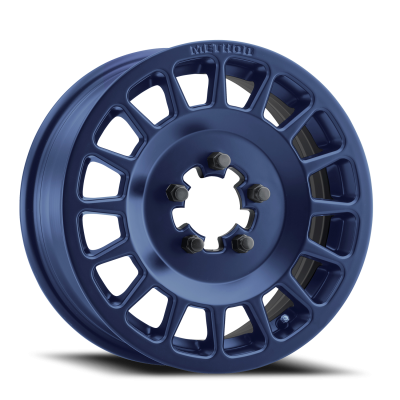 Aluminum Wheels 15x6 MR407 Bead Grip UTV Bolt Pattern 5 On 114.3 Offset 51 Lip Size 0 Bahia Blue BL Method