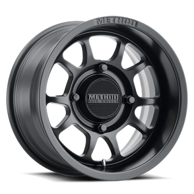 Aluminum Wheels 15x7 MR409 Bead Grip UTV Bolt Pattern 4 On 156 Offset 13 Lip Size 2.95 Matte Black MB Method