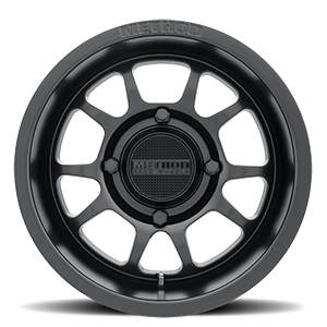 Aluminum Wheels 15x8 MR409 Bead Grip UTV Bolt Pattern 4 On 156 Offset 0 Lip Size 3.15 Matte Black MB Method