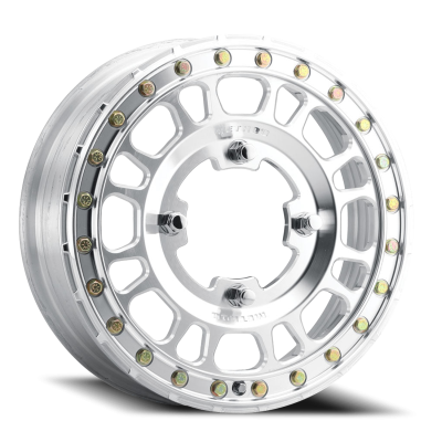 Aluminum Wheels 15x5 MR412 Beadlock UTV Bolt Pattern 5 On 114.3 Offset 43 Lip Size 0 Machined Raw Machined Method