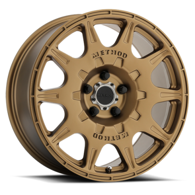 Aluminum Wheels 17x8 Rally MR502 Bolt Pattern 5 On 114.3 Offset 38 Lip Size 0 Method Bronze BRZ Method