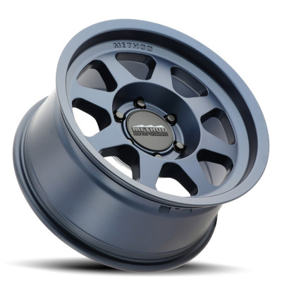 Aluminum Wheels 16x6.5 Bead Grip MR701 Bolt Pattern 6 On 180 Offset 90 Lip Size 0 Bahia Blue BL Method