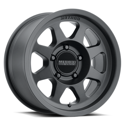 Aluminum Wheels 16x8 Bead Grip MR701 Bolt Pattern 5 On 120 Offset 0 Lip Size 1.42 Matte Black MB Method