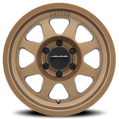 Aluminum Wheels 17x8.5 Bead Grip MR701 Bolt Pattern 6 On 135 Offset 0 Lip Size 1.81 Method Bronze BRZ Method