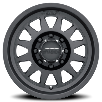 Aluminum Wheels 17x9 Bead Grip MR704 Bolt Pattern 8 On 165.1 Offset 18 Lip Size 1.77 Matte Black MB Method