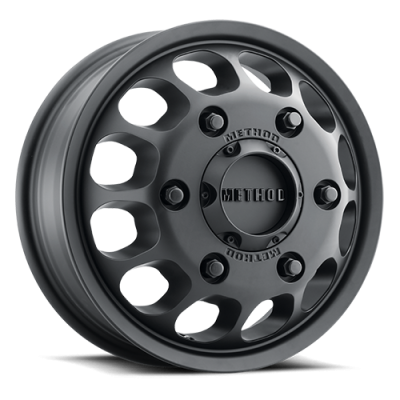 Aluminum Wheels 16x5.5 MR901 Dually Bolt Pattern 6 On 205 Offset 117 Lip Size 0.2 Matte Black Method