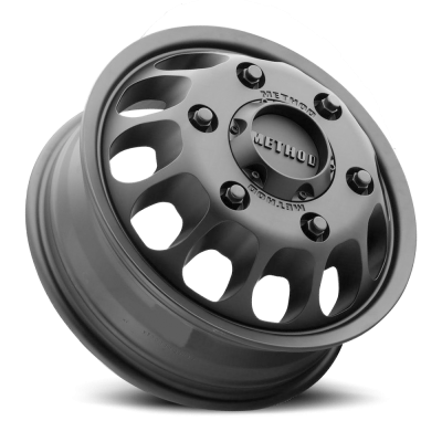 Aluminum Wheels 16x5.5 MR901 Dually Bolt Pattern 6 On 205 Offset 117 Lip Size 0.2 Matte Black Method