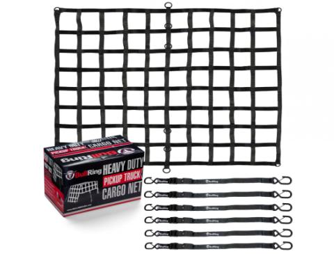 Heavy Duty Pickup Truck Cargo Net Bullring