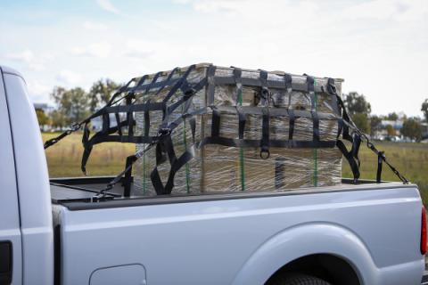 Heavy Duty Pickup Truck Cargo Net Bullring