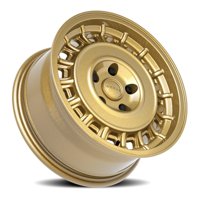 Aluminum Wheels 15x7 502GR Arvo Gold Rush 5 On 100 Bolt Pattern 56.1 Bore 15 Offset Nomad Wheels