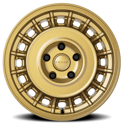 Aluminum Wheels 15x7 502GR Arvo Gold Rush 5 On 100 Bolt Pattern 56.1 Bore 15 Offset Nomad Wheels