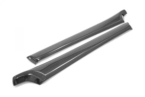 OLM LE Dry Carbon Front Door Trim Upper Panels 15+ WRX / STI
