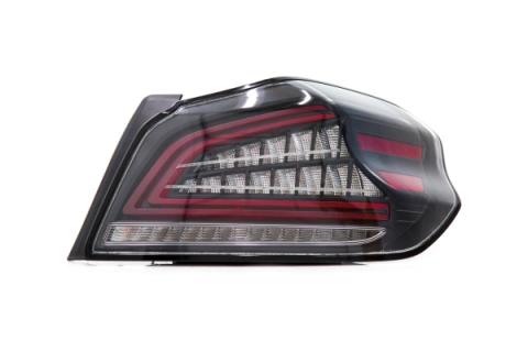 OLM Spec CR Tail Lights Clear Lens Black Base 2015-2021 Subaru WRX & STI