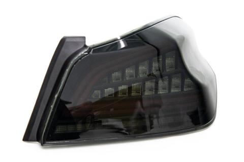 OLM Spec CR Tail Lights Smoked Lens Black Base 2015-2021 Subaru WRX & STI