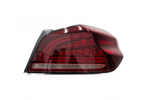 OLM Spec CR Tail Lights Red Lens Black Base 2015-2021 Subaru WRX &amp; STI