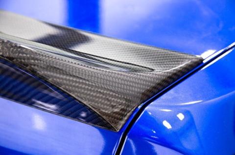 Single Point Duckbill Trunk Spoiler (Carbon Fiber) 15-Present Subaru WRX/STI OLM Outside Line Motoring