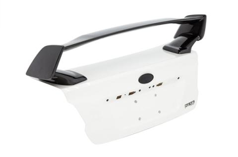 Carbon Fiber OEM STI Style Spoiler w Carbon Bases 15-Present Subaru WRX/STI OLM Outside Line Motoring