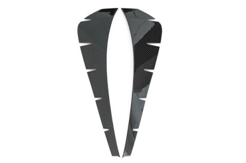 Carbon Fiber Front Fender Vent Insert - 17-21 Honda Civic Type R FK8 OLM Outside Line Motoring