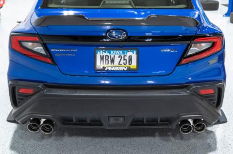 S Style Matte Black Rear Spats 22-Present Subaru WRX OLM Outside Line Motoring