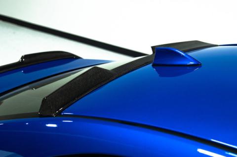 V2 Carbon Fiber Rear Roof Spoiler 22-Present Subaru WRX OLM Outside Line Motoring