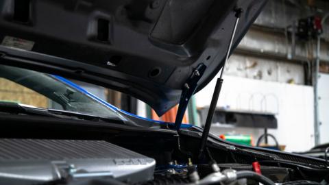 Carbon Fiber Hood Struts 22-Present Subaru WRX OLM Outside Line Motoring