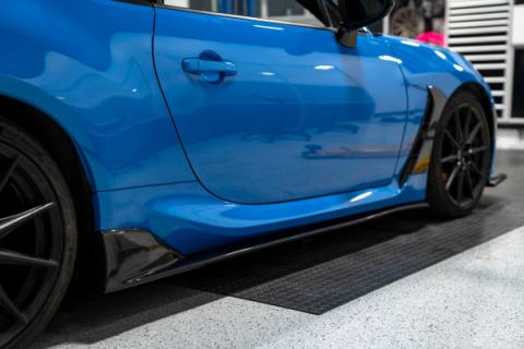 Carbon Fiber CS Style Side Skirts 22-Present Toyota GR86/Subaru BRZ OLM Outside Line Motoring