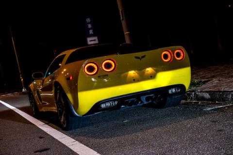 05-13 Corvette C6 Sequential Taillights Red Infinite Series OLM