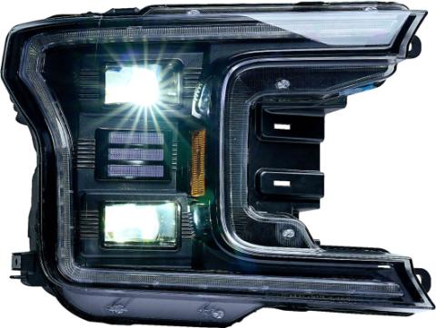 18-19 Ford F150 Headlights White DRL Essential Series OLM