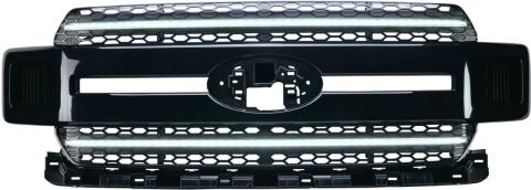 2018-2020 Ford F150 Grille Black w White DRL Essential Series OLM