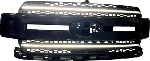 2018-2020 Ford F150 Grille Black w White DRL Essential Series OLM