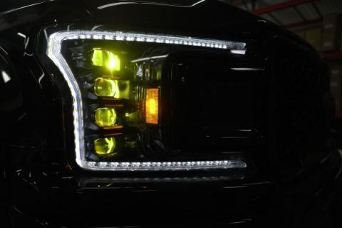 2018-2020 Ford F150 Bi-Beam Headlights Infinite Series White DRL OLM