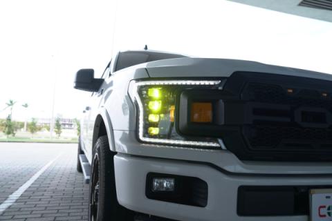 2018-2020 Ford F150 Bi-Beam Headlights Infinite Series White DRL OLM