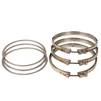 Universal 10.28 Inch V-Band 3 Clamp/Gasket Kit