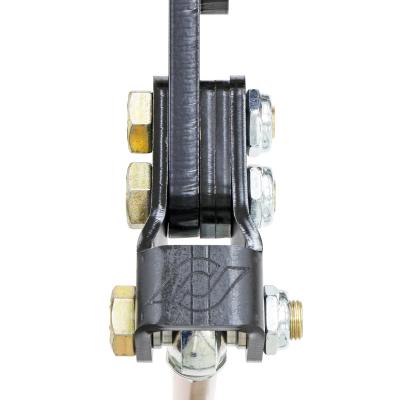 Antirock Double Shear End Link Bracket Kit Extends Arm Length 1.5 Inch Allows up to 1.25 Inch Link Offset Hardware Included Pair RockJock 4x4