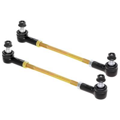 Adjustable Sway Bar End Link Kit (10 1/2 Inch Long Rods w/ Sealed Rod Ends and Jam Nuts pair) RockJock 4X4