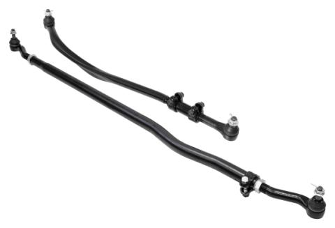 Currectlync Wrangler JK High Steer Kit For Stabilizer Shock. Incl. Knuckles Drag Link Tie Rod Trac Bar Reloc/Shock Mount Shock Tie Rod Clamp RockJock 4x4