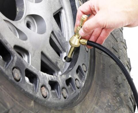 Elite Analog Tire Deflator 3 Inch Stainless Steel Liquid Filled Gauge Rubber Cover Zipper Case RockJock 4x4