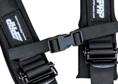 1 Inch Sternum Strap for Harnesses Black PRP Seats