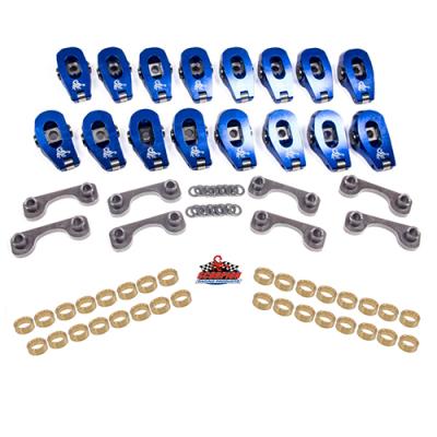 1.7 L92 LS3 LS Race Series Rocker Arms Set Non Adjustable Includes Pedestal, 8mm Bolts, and Bushings