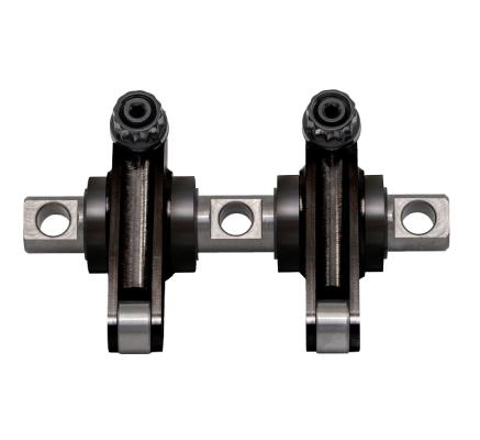 Shaft Rocker Arm Set LS3/L92 Steel Bodies 1.7/1.8 Ratio Bronze Bushings Scorpion Racing Black Oxide Finish Scorpion Racing