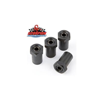 3/8 Rocker Arm Nut Polylock NB SA Self Aligning and Narrow Body Sold a 4 Scorpion Racing Products