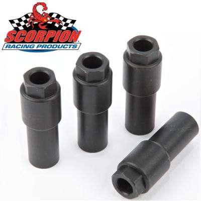 7/16 Valvetrain Stabilizer Nut Steel Outside Diameter .600 inch/.745 inch Set of 4 Scorpion Racing Products