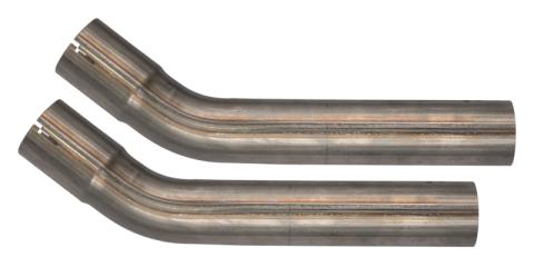 1966-71 Ford Fairlane 2.5 Inch H-Pipe Crossmember Back Rear Exit Exhaust Street Pro Mufflers Pypes Performance Exhaust
