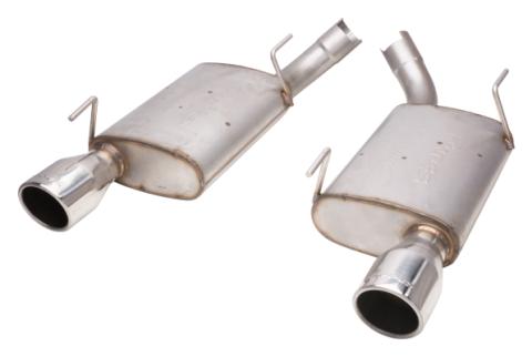 2005-2010 Ford Mustang GT Axle Back Exhaust Kit With Violator Mufflers 409 Stainless Pypes Performance Exhaust