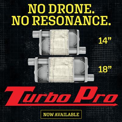 Crossmember Back w/H-Pipe Exhaust System 70-71 GTO/68-72 442 Dual Split Rear Valance Exit 2.5 in Intermediate And Tail Pipe 18 Inch Turbo Pro Mufflers And Hardware Incl Tip Not Incl Pypes Exhaust